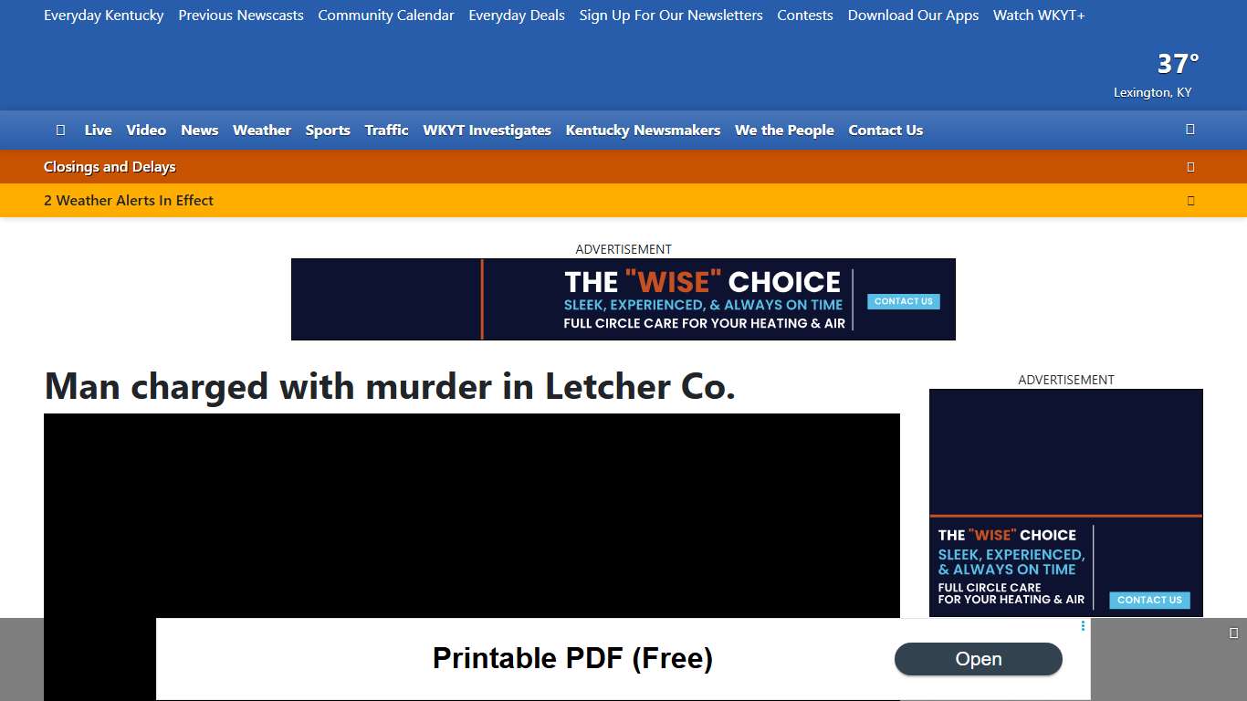 Man charged with murder in Letcher Co.